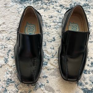 Florsheim kids dress shoes, black, little kids size 10